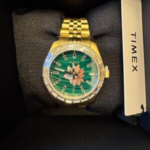 Timex Legacy x Jacquie Aiche Malachite Tribe Eye 36mm Watch